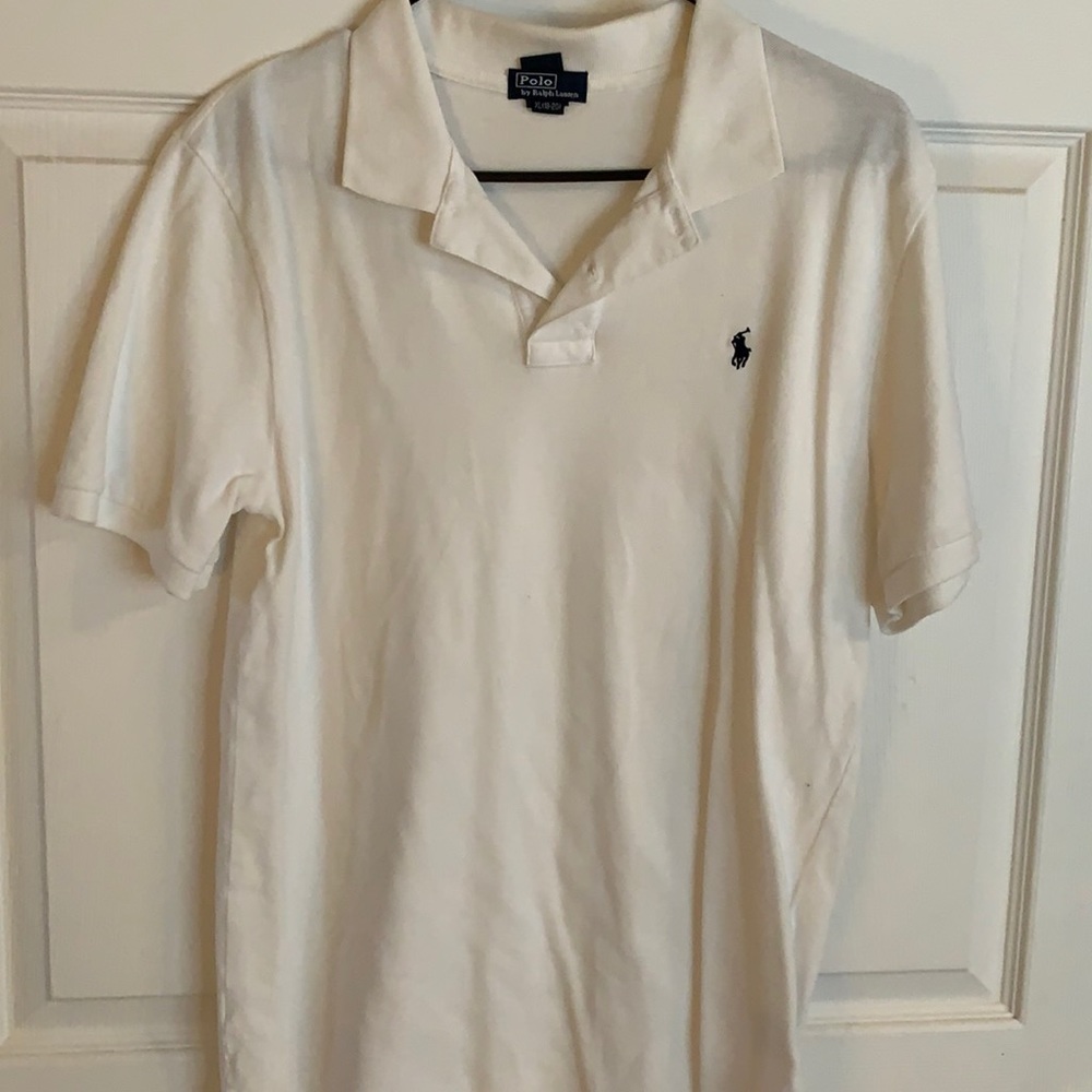 White polo shirt